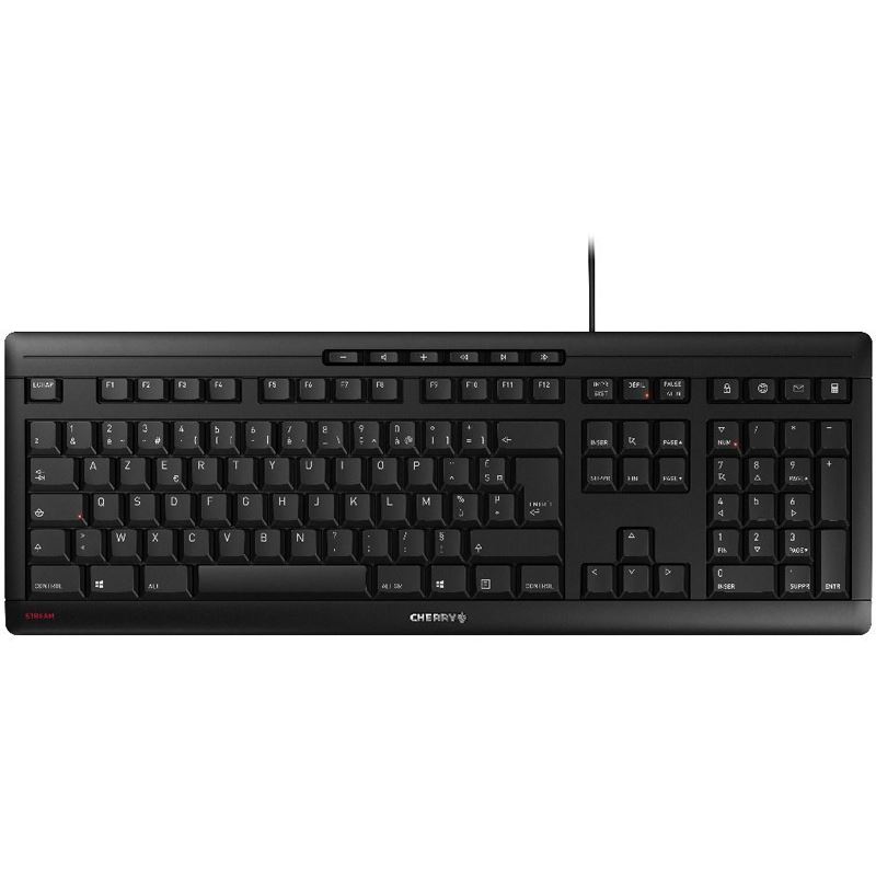 Cherry STREAM KEYBOARD französ. Layout, schwarz