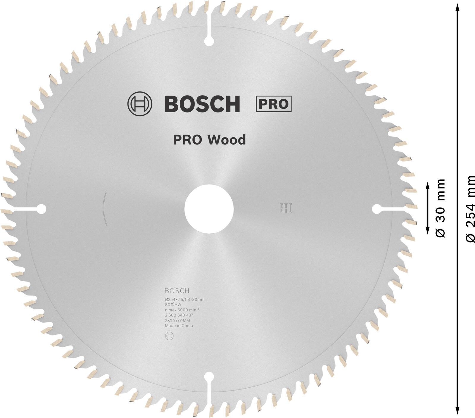 BOSCH Optiline Wood Kreissägeblatt 1 St. 2608640437