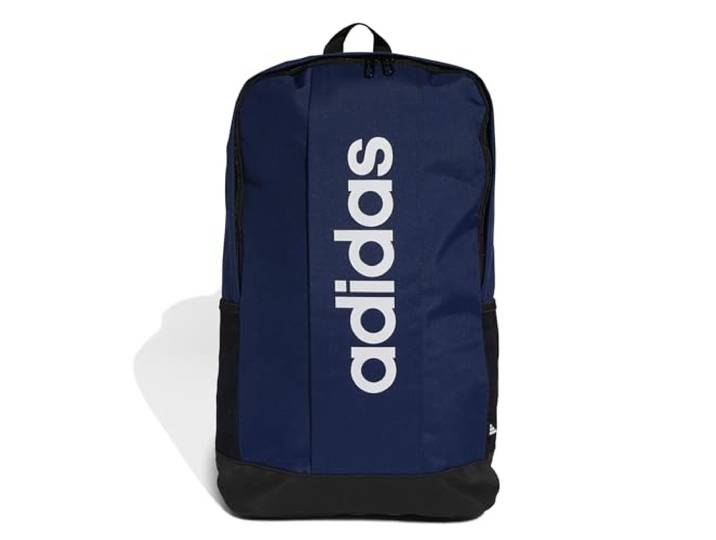 adidas Unisex Linear Backpack, dark blue/white, One Size