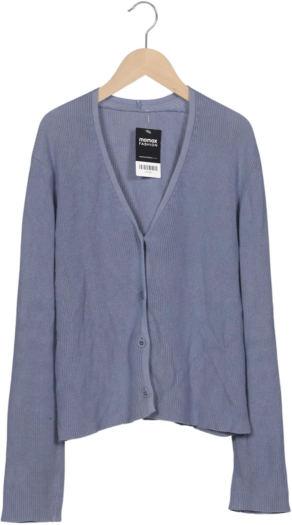 Maas Damen Strickjacke, Hellblau, Gr. M, Baumwolle - Second Hand
