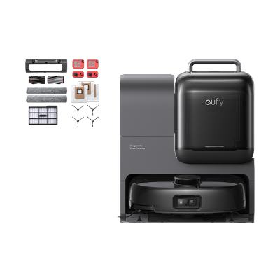 eufy Robot Vacuum Omni E28 + Accessories Package Black