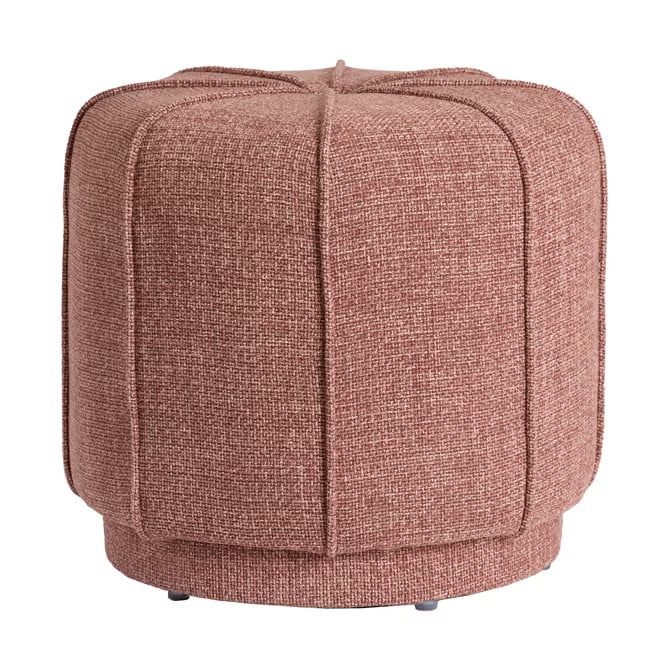 Light & Living Poef Belisso Rond - Roze