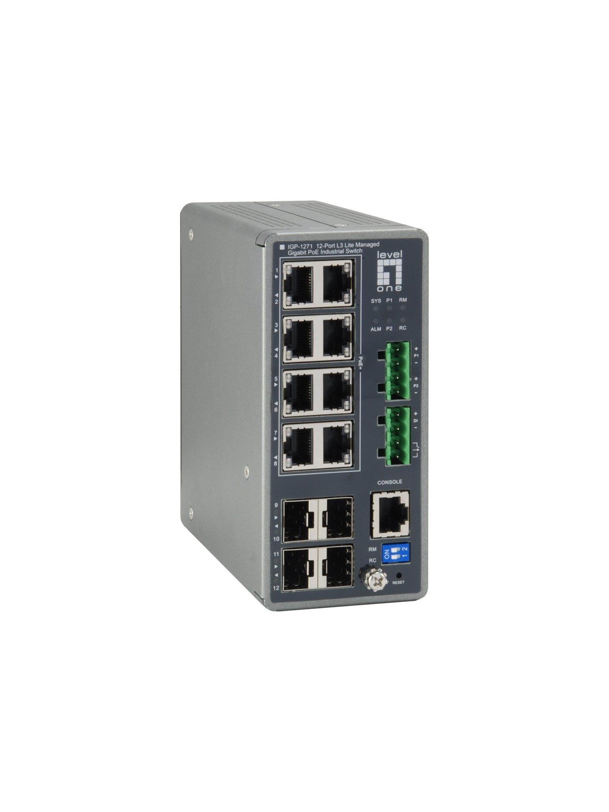 LevelOne IGP-1271 - switch - 12 ports - Managed