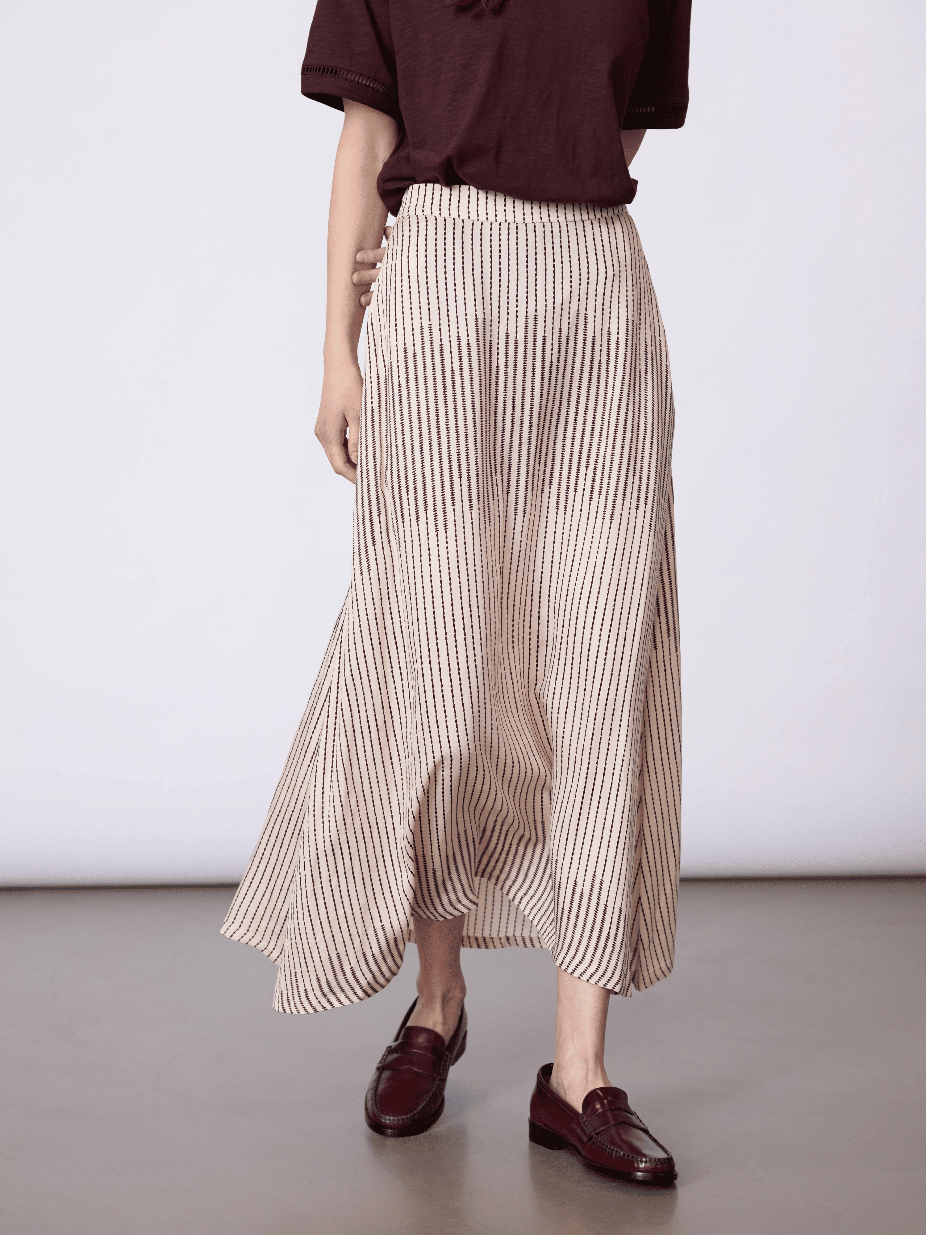 REDGREEN WOMAN Naja Print - Plum Pattern  M