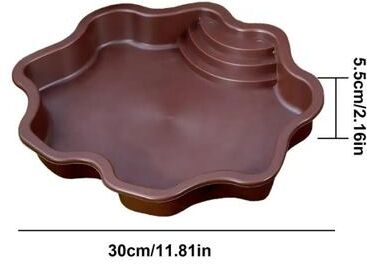 Uplifted Finds Large Reptile Turtle Bathing Tub & Feeding Pool   Professional Tortoise Habitat Bowl With Integrated Ramp red
