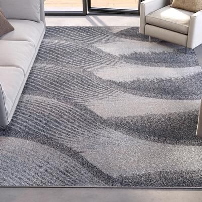 Domani Globe Tidal Wave Geometric Rug