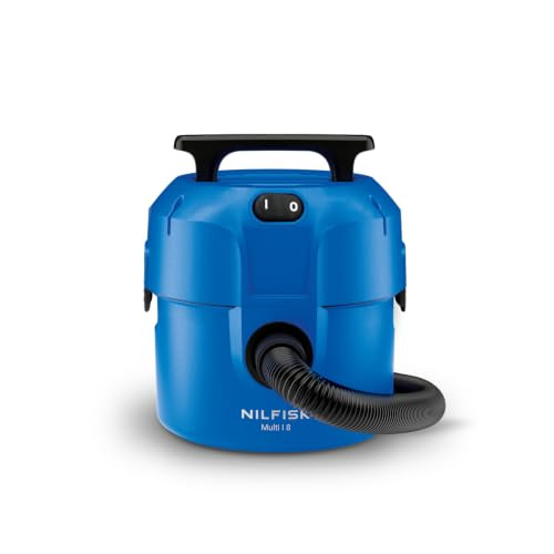 Nilfisk Multi I 8 Nat- en Droogzuiger 1100W met 8L Capaciteit en Blaasfunctie