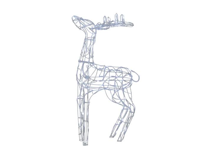 LED Dekofigur Trading LED-Figur Silhouette , weiss (weiß), B:54cm H:95cm T:19cm, PARFORCE TRADITIONAL HUNTING, Leuchten, LED Dekofigur