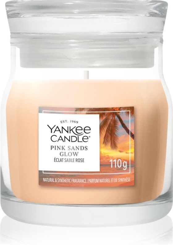 Yankee Candle Pink Sands Glow bougie parfumée Signature 110 g