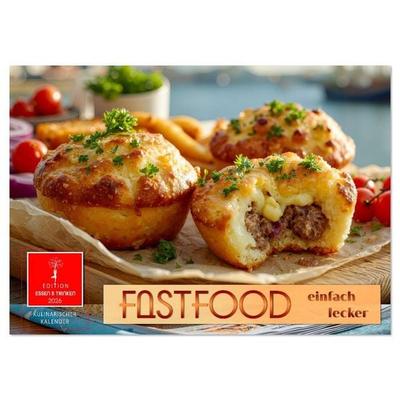 Fastfood einfach lecker (Wandkalender 2026 DIN A3 quer), CALVENDO Monatskalender
