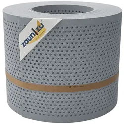 zaun zu® Sichtschutzstreifen PP Premium Gelocht 20 Prozent Streifen Fenstergrau 26m