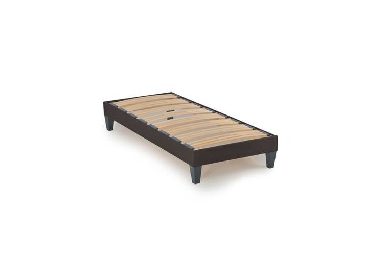 Sommier en kit en Kit 1 Place Tissu Gris 80x200
