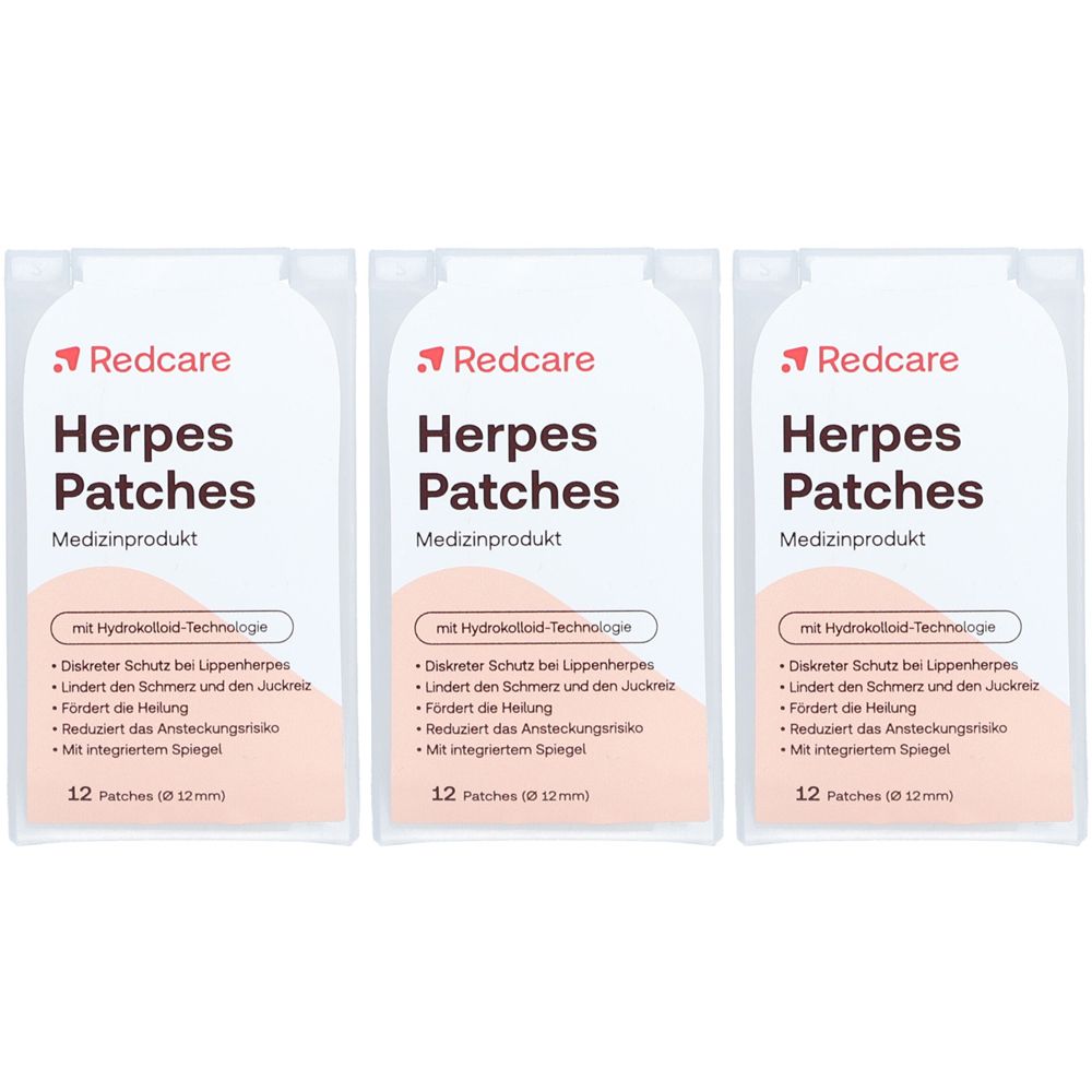 Herpes Patch Redcare 3er-Pack 3x12 St Pflaster