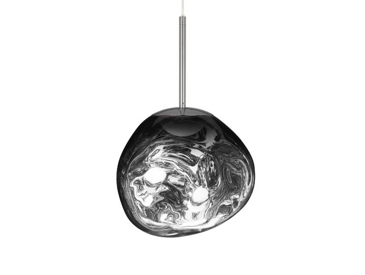 Tom Dixon - Suspension Melt - Argent - Polycarbonate - Designer Tom Dixon