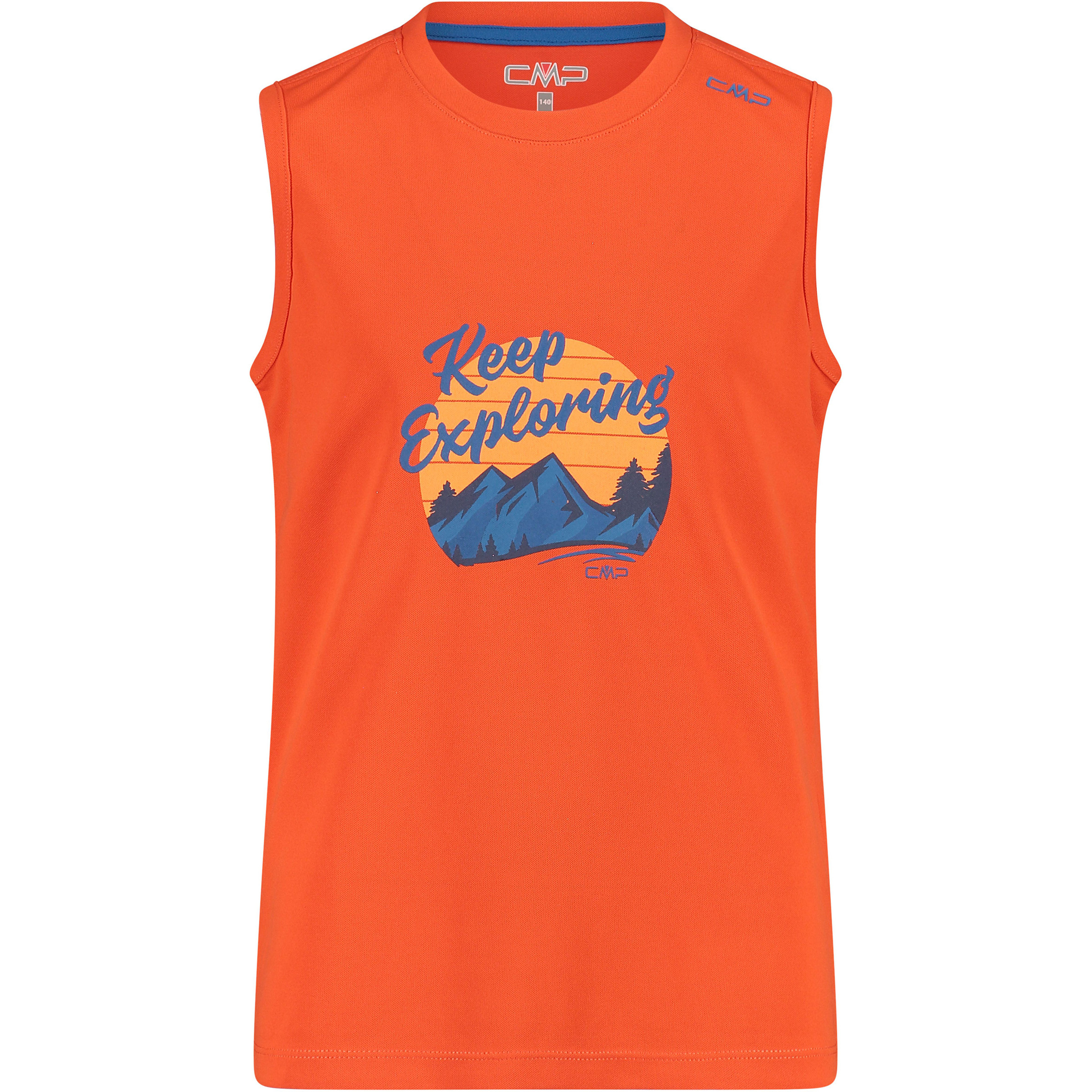 CMP Kinder Tanktops orange Größe 104 Trekking Geruchsneutralisierend