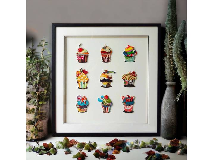 Tableau Décoratif Gateau Cup Cake