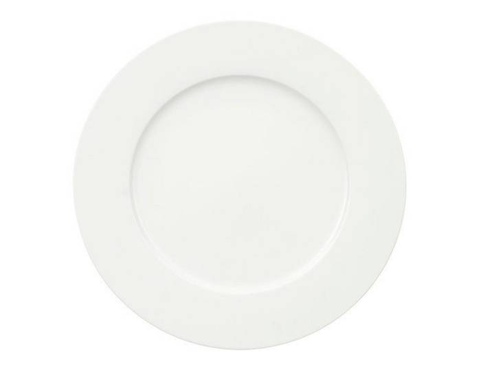 Villeroy & Boch Gourmetteller, Weiss, Keramik, Uni, rund, Geschirr, Teller, Barbecue-Teller & Spezialteller