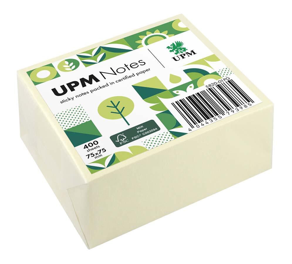 UPM Notes Haftnotizen, gelb, 400 Blatt 5820-01PG