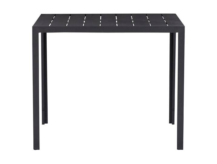 Gartentisch SCHOU Noah 90 x 90cm , schwarz, B:90cm H:74cm T:90cm, Tische, Gartentisch, Gartentisch mit wetterfestem Gestell und pflegeleichter Tischplatte