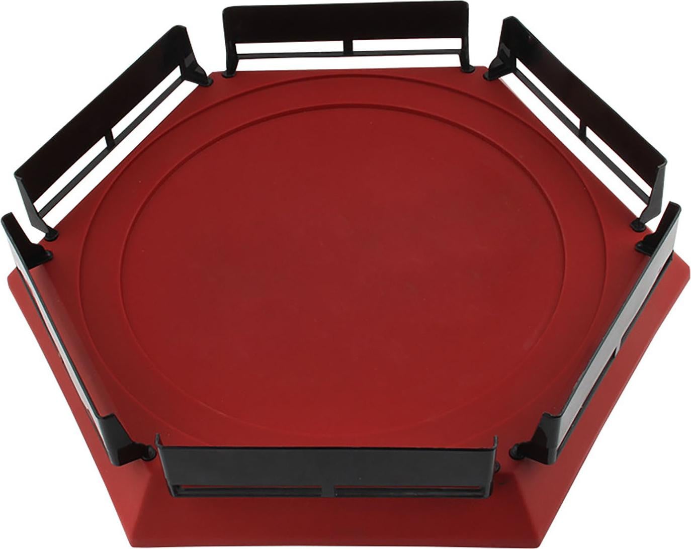 Cocosity Burst Battle Top Arena - Verstevigde afneembare gevechtsarena voor Burst Battling Tops - Rood - 215g