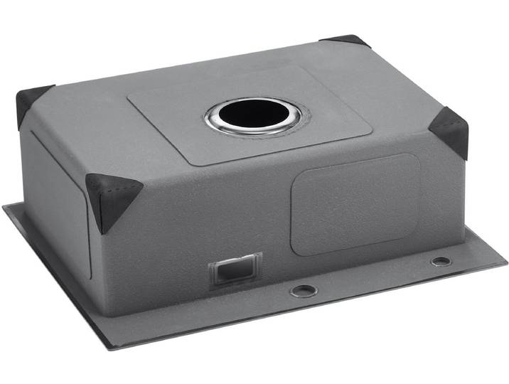 VEVOR Keukenspoelbak Enkele Bak Inbouwspoelbak Rvs 55x45x19cm Spoelbak