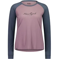 Mons Royale, Damen, Velotrikot, Icon Merino Raglan (XS), Grün, Rosa, XS