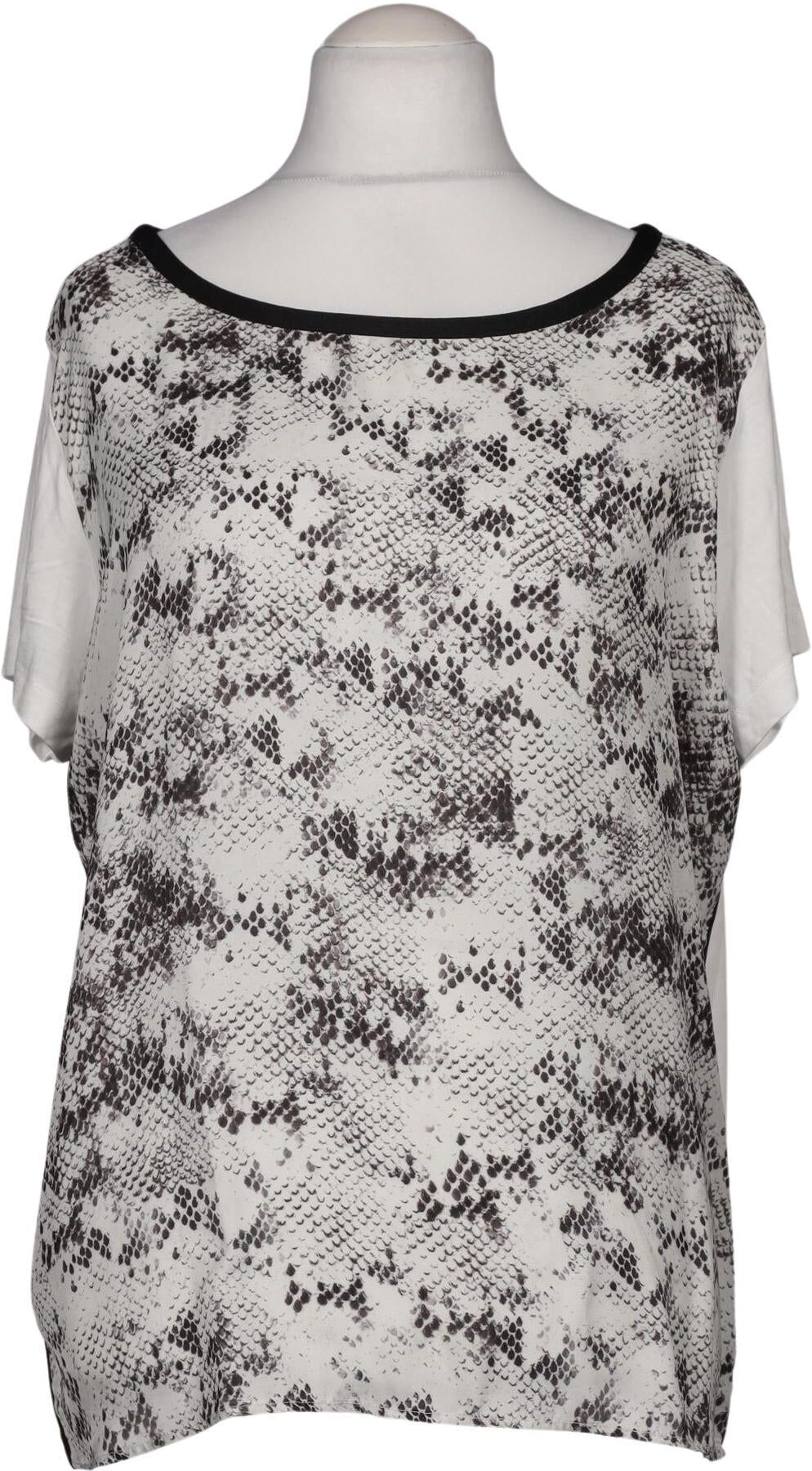 Escada Sport Damen Bluse, Weiß, Gr. L, Viskose / Synthetik - Second Hand