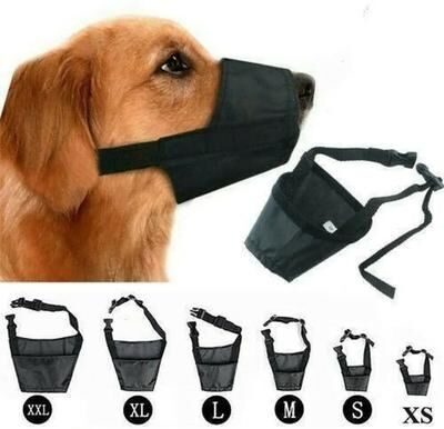 Uplifted Finds Soft Nylon Dog Muzzle For Small Medium Large Dogs 2xl