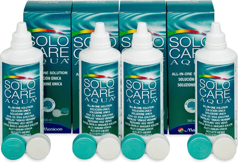 Menicon Soluzione SoloCare Aqua 4 x 360 ml