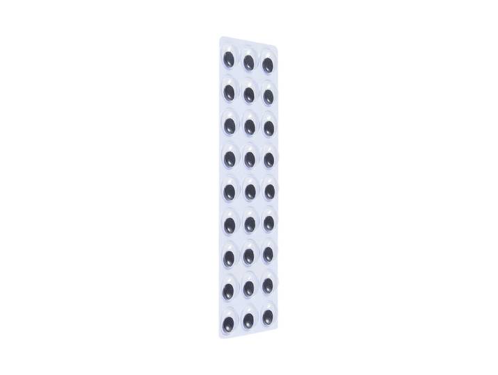 Glorex Wackelaugen Selbstklebend 12 mm 26 Stück