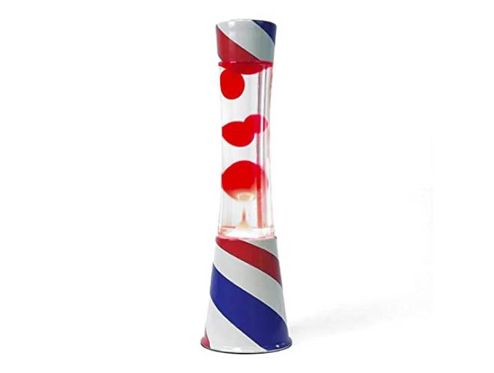 Fisura - Lavalamp. Lamp met ontspannend effect. Inclusief reservelamp. 11 cm x 11 cm x 39,5 cm. (Kapper)