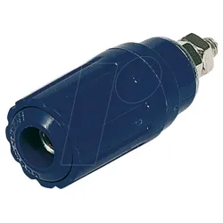 PKI 100 SW - Polklemme, 4 mm, schwarz, gesichert