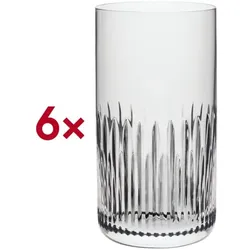 Rona Longdrinkbecher HB Whitley 12134 Cumberland 390 ml ungeeicht 6 Stück transparent, 13.5 cm