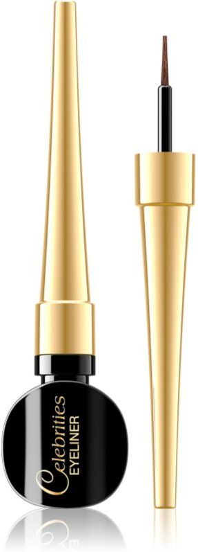 Eveline Cosmetics Celebrities liquid eyeliner shade Brown 6 ml