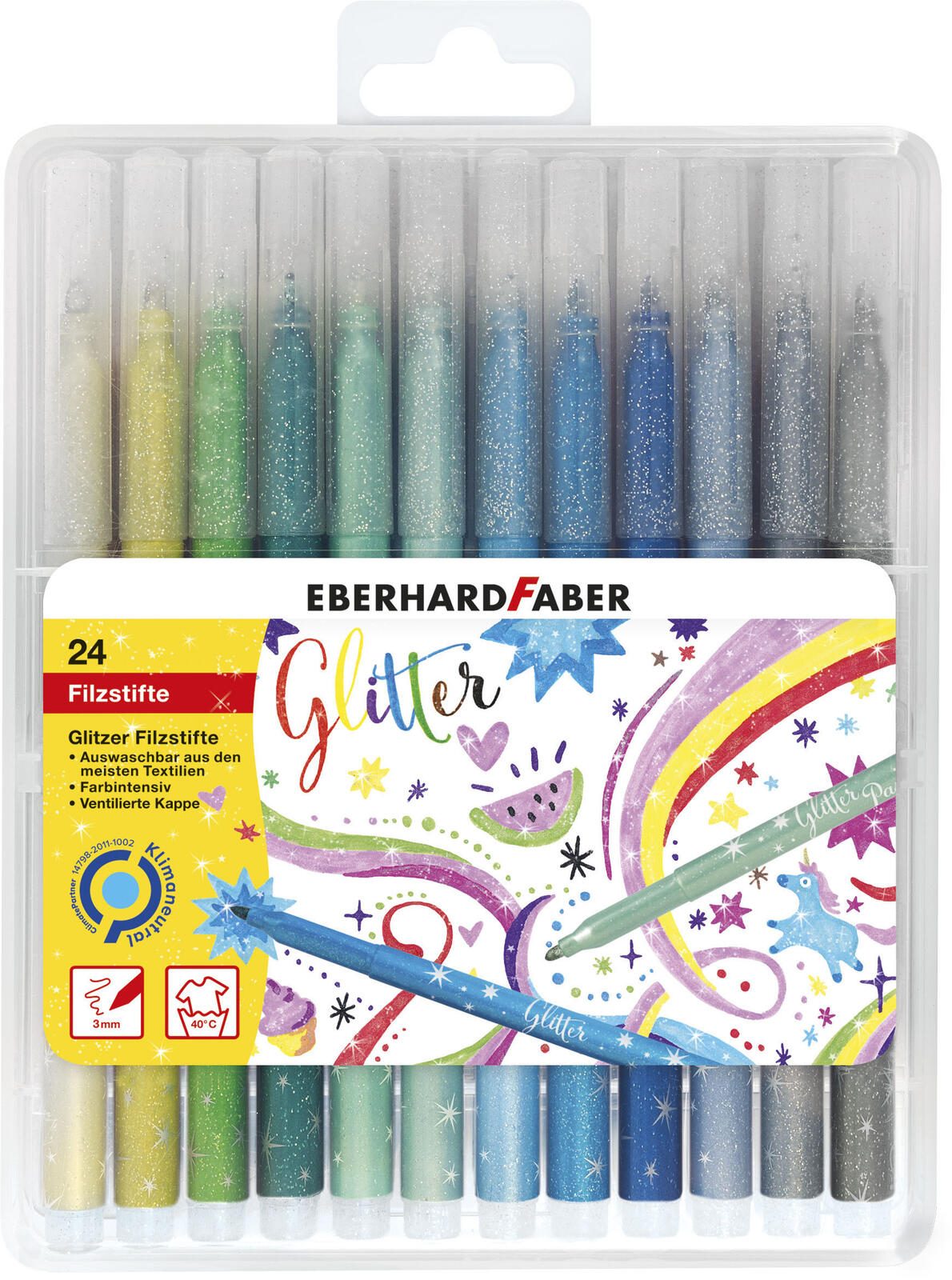 EBERHARD FABER Filzstifte Mehrfarbig 3.0 mm 551024