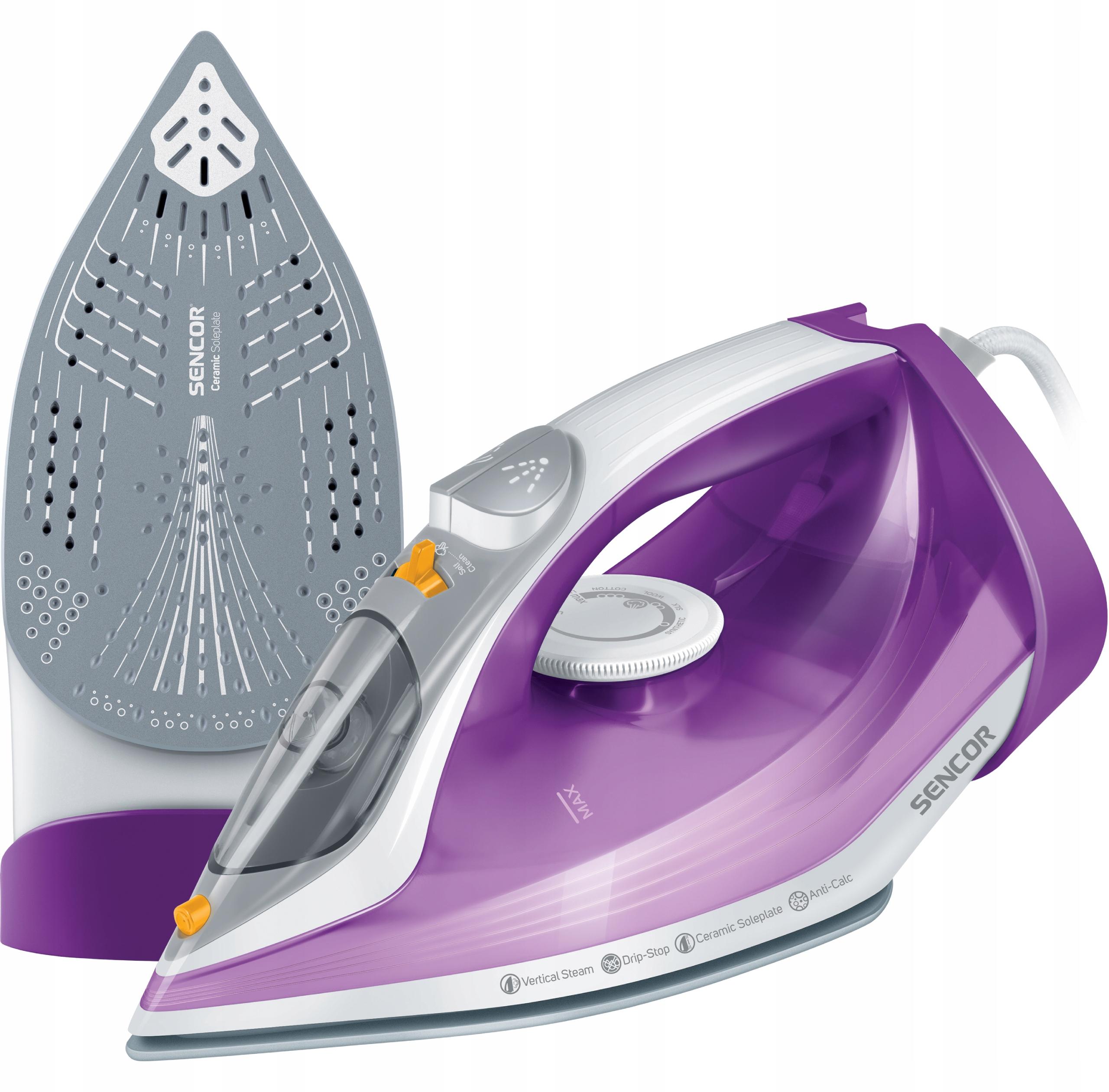 Dampfbügeleisen Sencor Ssi 5800Vt 2400 W Keramik 260 ml Auto Stop Anti-Drip