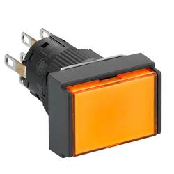 Schneider Electric XB6EDF8B2P Orangef. Leuchtdrucktaster Ø 16, Unterputz, Doppeldruckentriegelung 24V 2OC Leuchttaster 5 St.