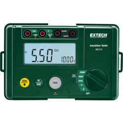 Extech MG310 Isolationsmessgerät kalibriert (DAkkS-akkreditiertes Labor) 250 V, 500 V, 1000 V 0.0055 TΩ
