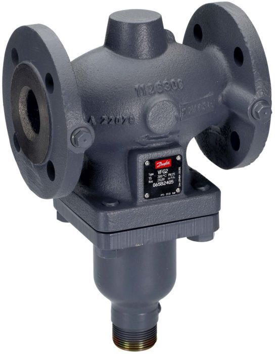 Danfoss Durchgangsventil DN25 065B2390 Kvs 8, PN16, GG-25, Flansch