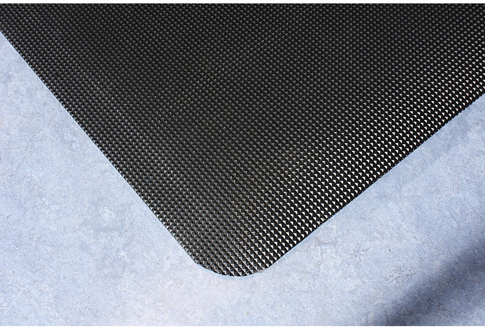 Schweißarbeitsplatzmatte DIAMOND TREAD, schwarz, pro. lfd. m, Breite 900 mm COBA