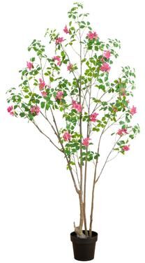 Nearly Natural 6-ft Artificial Dogwood Tree with Real Touch Leaves