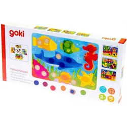 Goki Farbwürfelspiel (Deutsch, 1 - 4 Spieler)