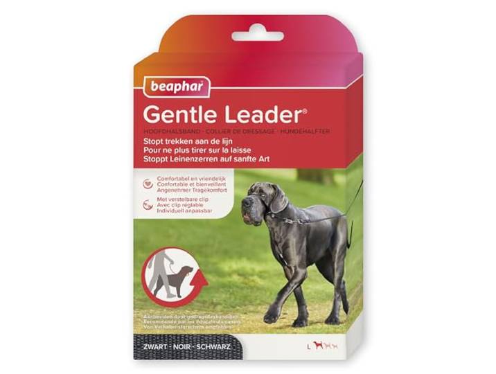 Beaphar 16261 Gentle Leader zwart grote hond