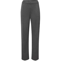 Tchibo - Karierte Komfort-Jerseyhose - Damen - Gr. 42 - schwarz/kariert