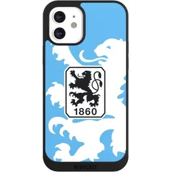 Nivocase Handyhülle für Apple iPhone 12 Hülle NIVOpure Case Schwarz Offizielles Lizenzprodukt TSV 1860 (Apple iPhone 12), Smartphone Hülle, Schwarz