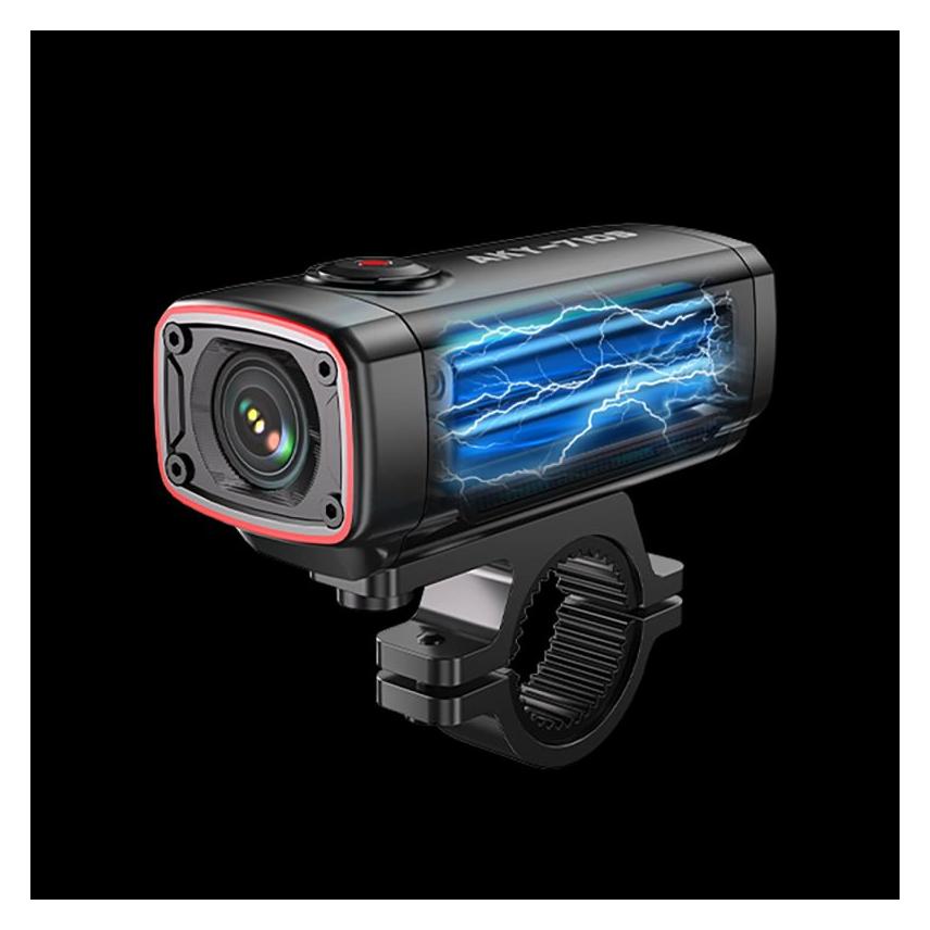 Akeeyo AKY-710S Sportkamera 4K-Videorekorder für Motorradlenker - Schwarz (WLAN, 4K) (4570097934657)