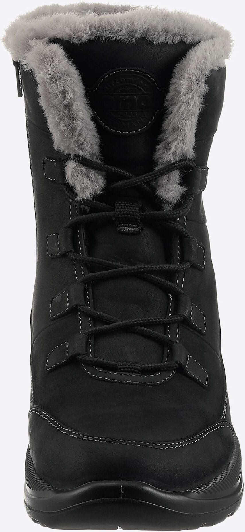 Stiefel JOMOS, Damen, Gr. 37, schwarz, Nubukleder, Schuhe Stiefel schwarz 37
