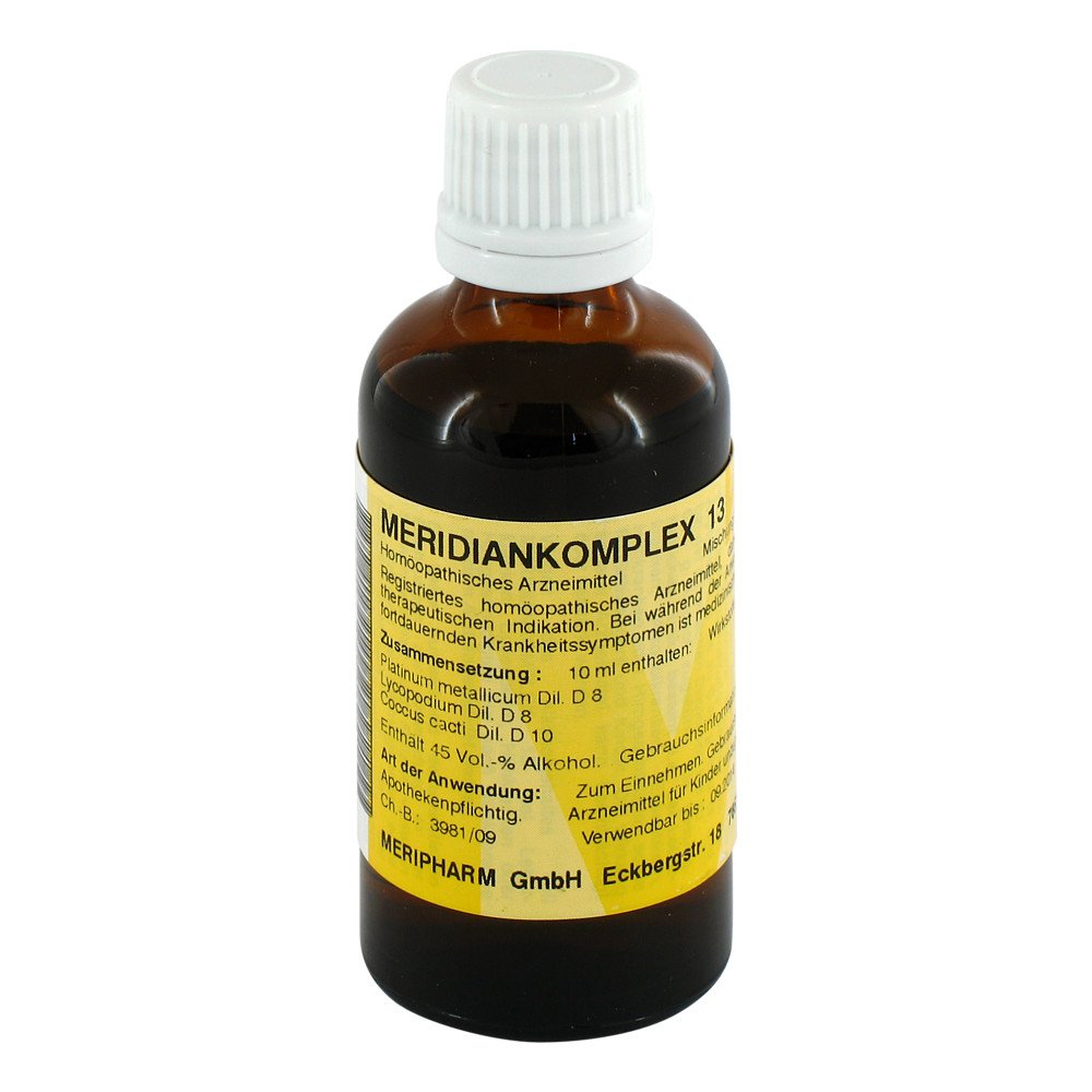 Meripharm GmbH Arzneimittelvertrieb Meridiankomplex 13 Tropfen zum Einnehmen 08750060