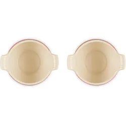 Le Creuset Set 2 soup bowls Tradition Cherry, Schüssel + Schale, Rot