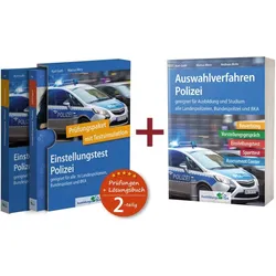 Sparpaket – Einstellungstest + Auswahlverfahren Polizei, Ratgeber von Marcus Mery, Kurt Guth
